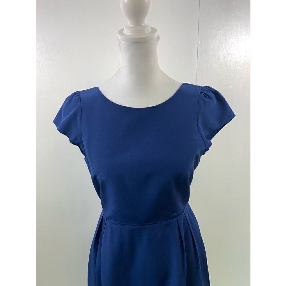 Annie Griffin Silk Royal Bluedresssize0 View 4